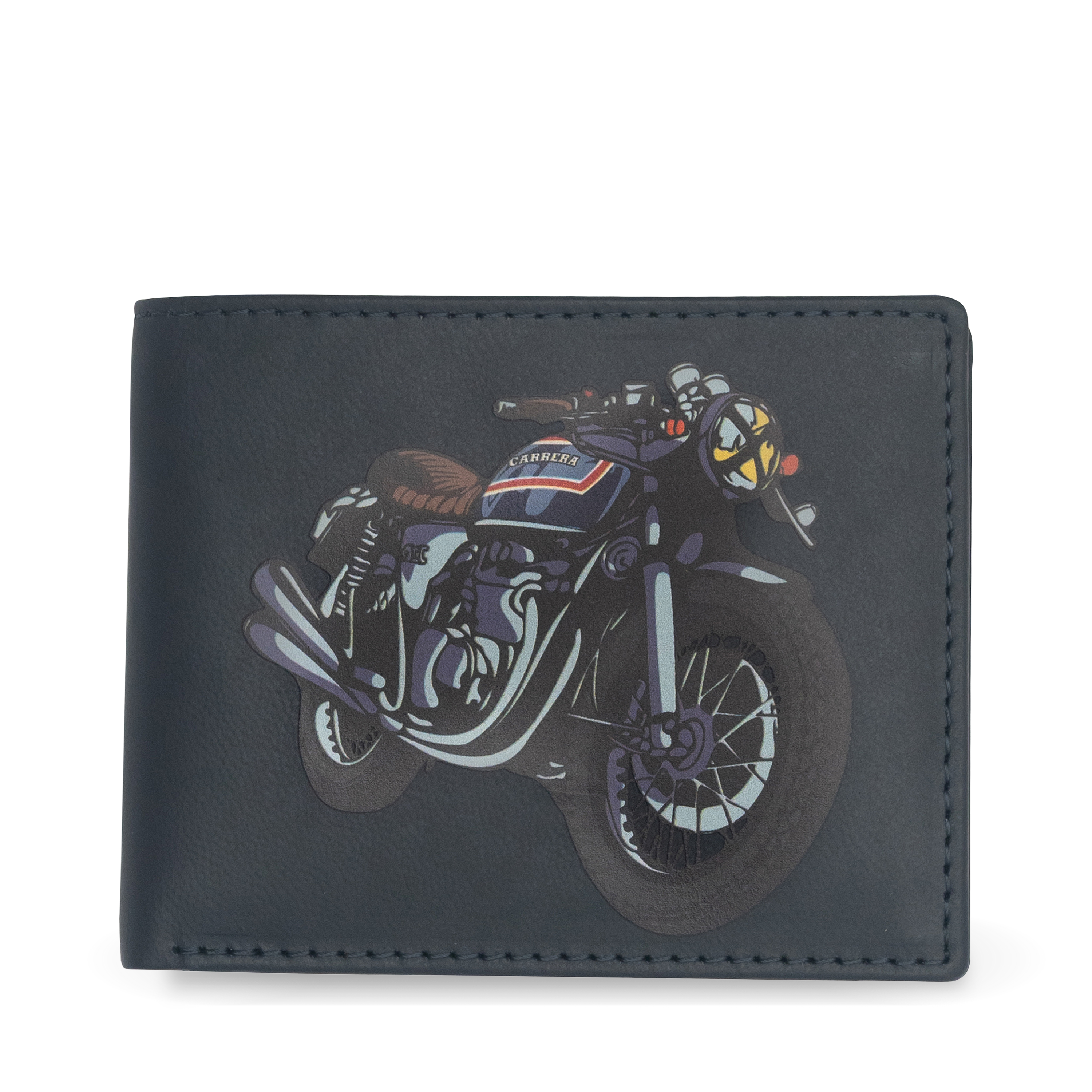 Portafoglio Bifold Con Portadocumenti Motorcycle