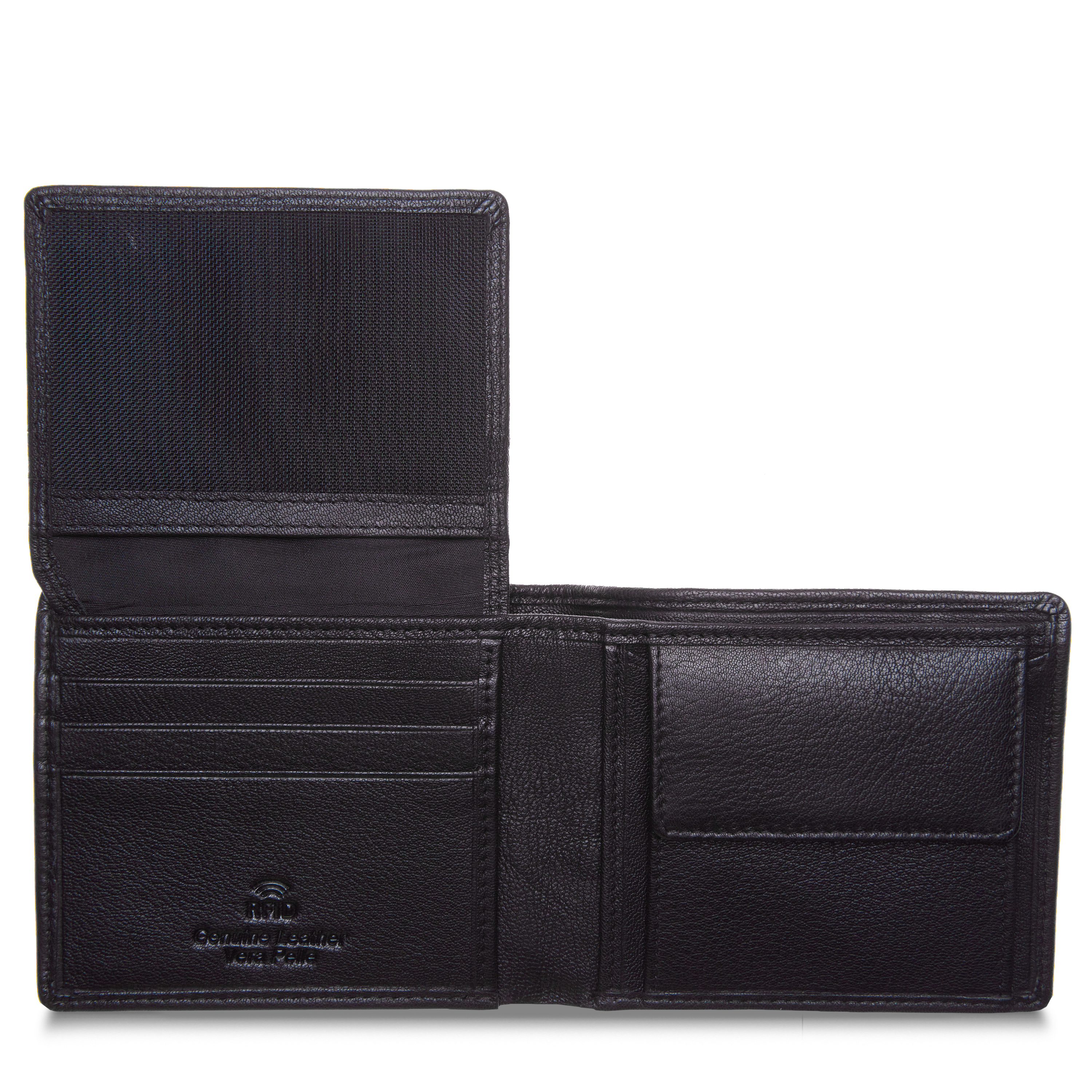 Portafoglio Trifold con Porta Documenti