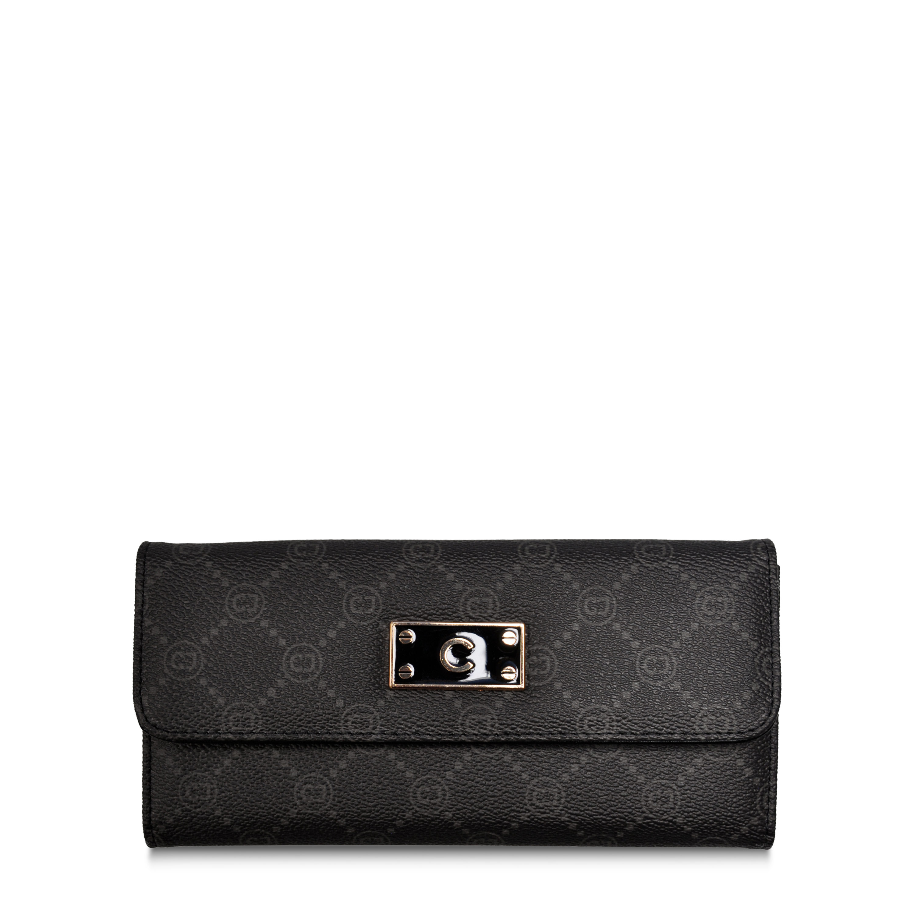 Portafoglio Trifold Con Patta Audrey