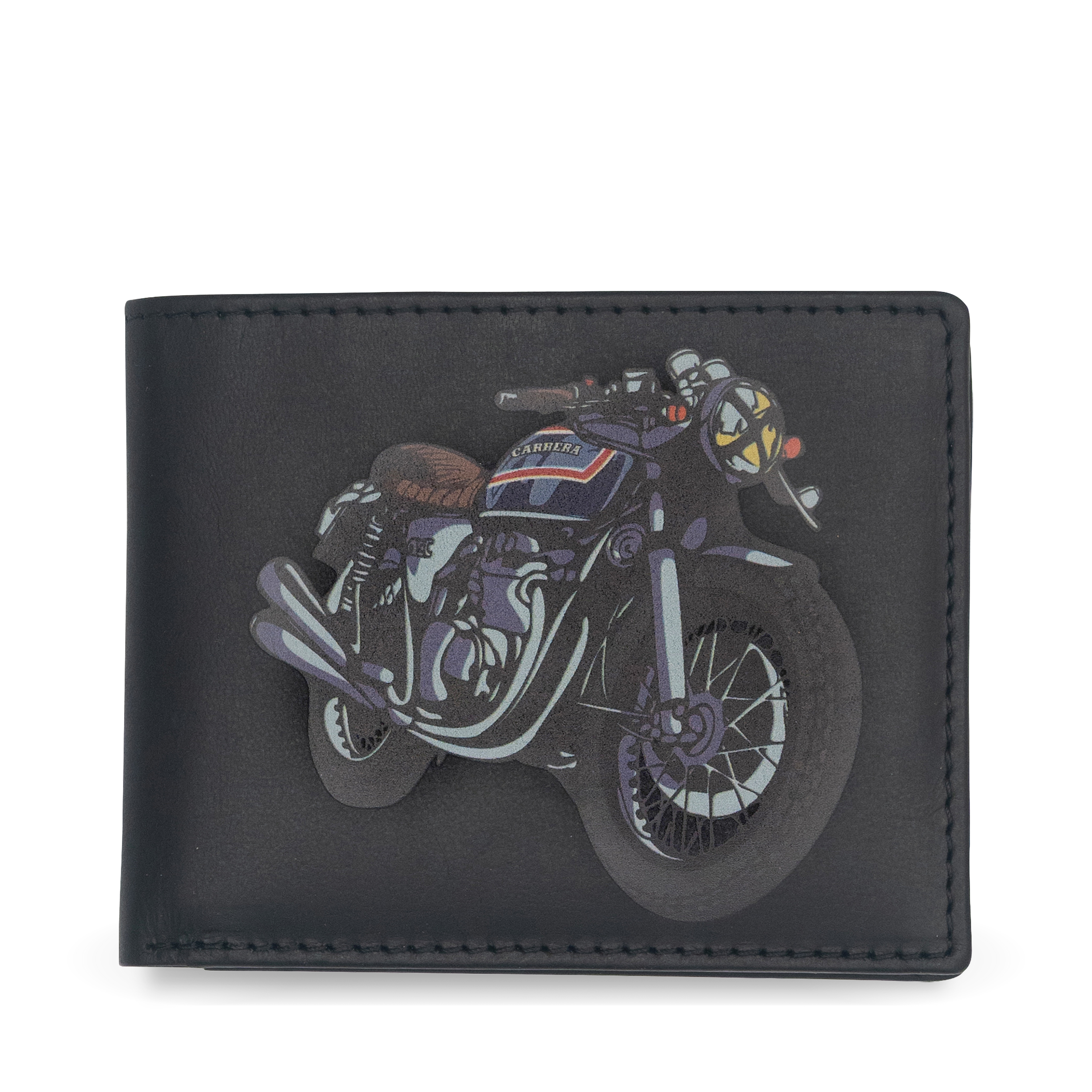 Portafoglio Bifold Con Portadocumenti Motorcycle