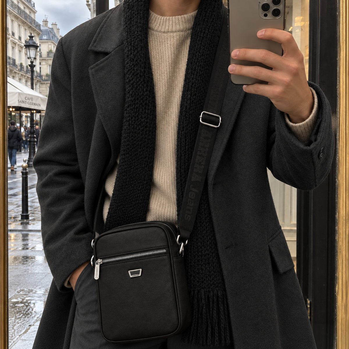 Tracolla doppia zip Bunty