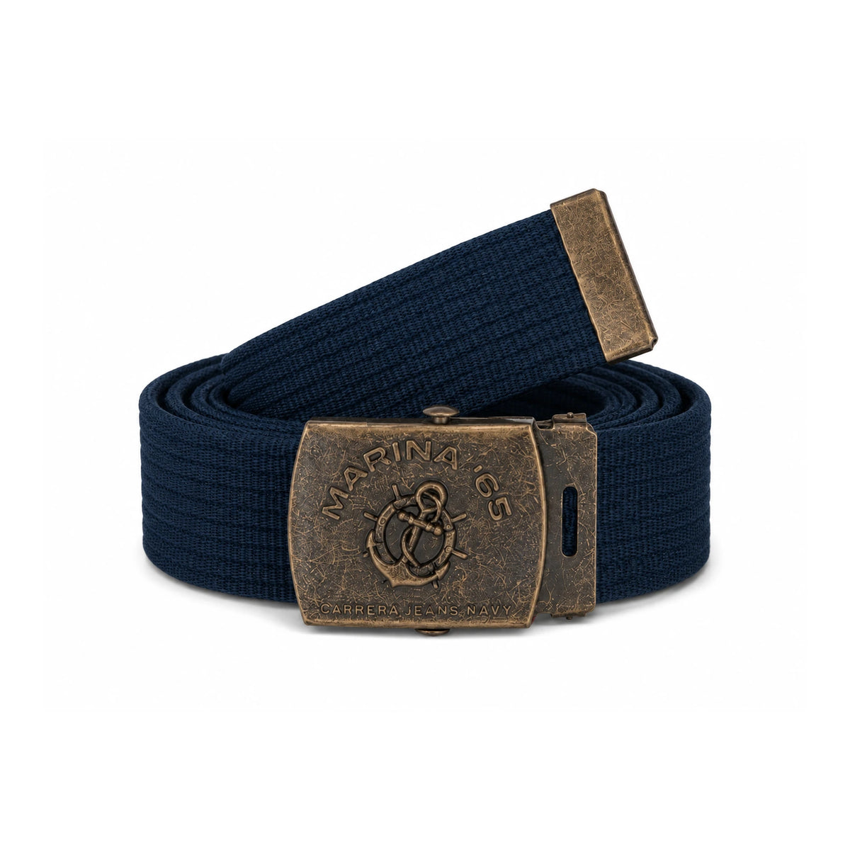 Cintura in nastro con fibbia anticata Carrera Accessori Blu